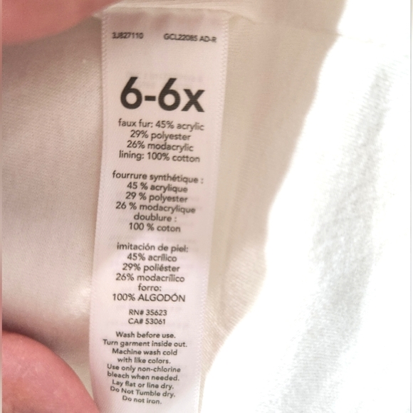 Carter's faux fur vest - Picture 4 of 5